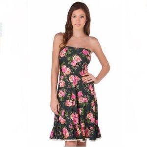 Betsey Johnson Beauty Mark Swim Coverup Dress S